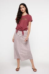 Fifty Outlet Falda larga estampada natural