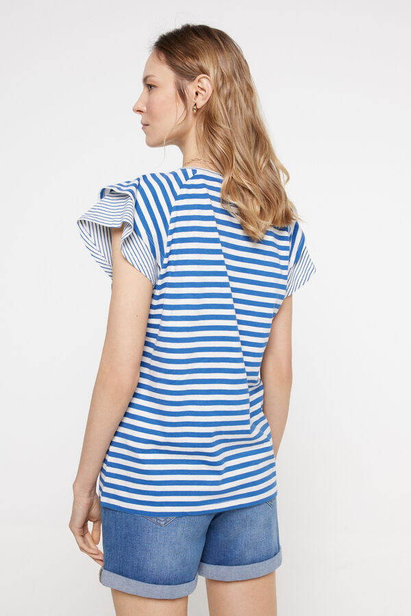 Fifty Outlet Camiseta Rayas Azul