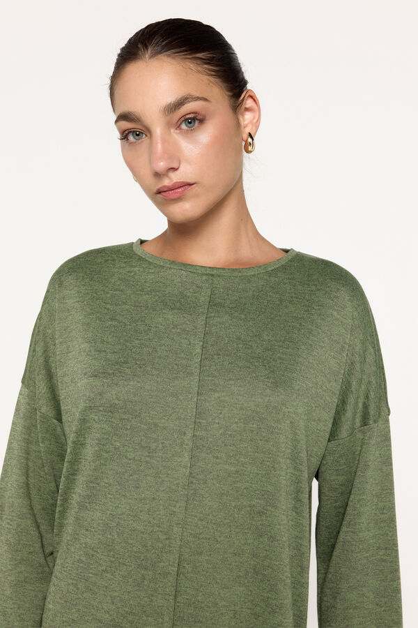 Milano Camiseta manga francesa tacto suave Verde