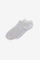 Fifty Outlet Calcetines tobilleros Gris Claro