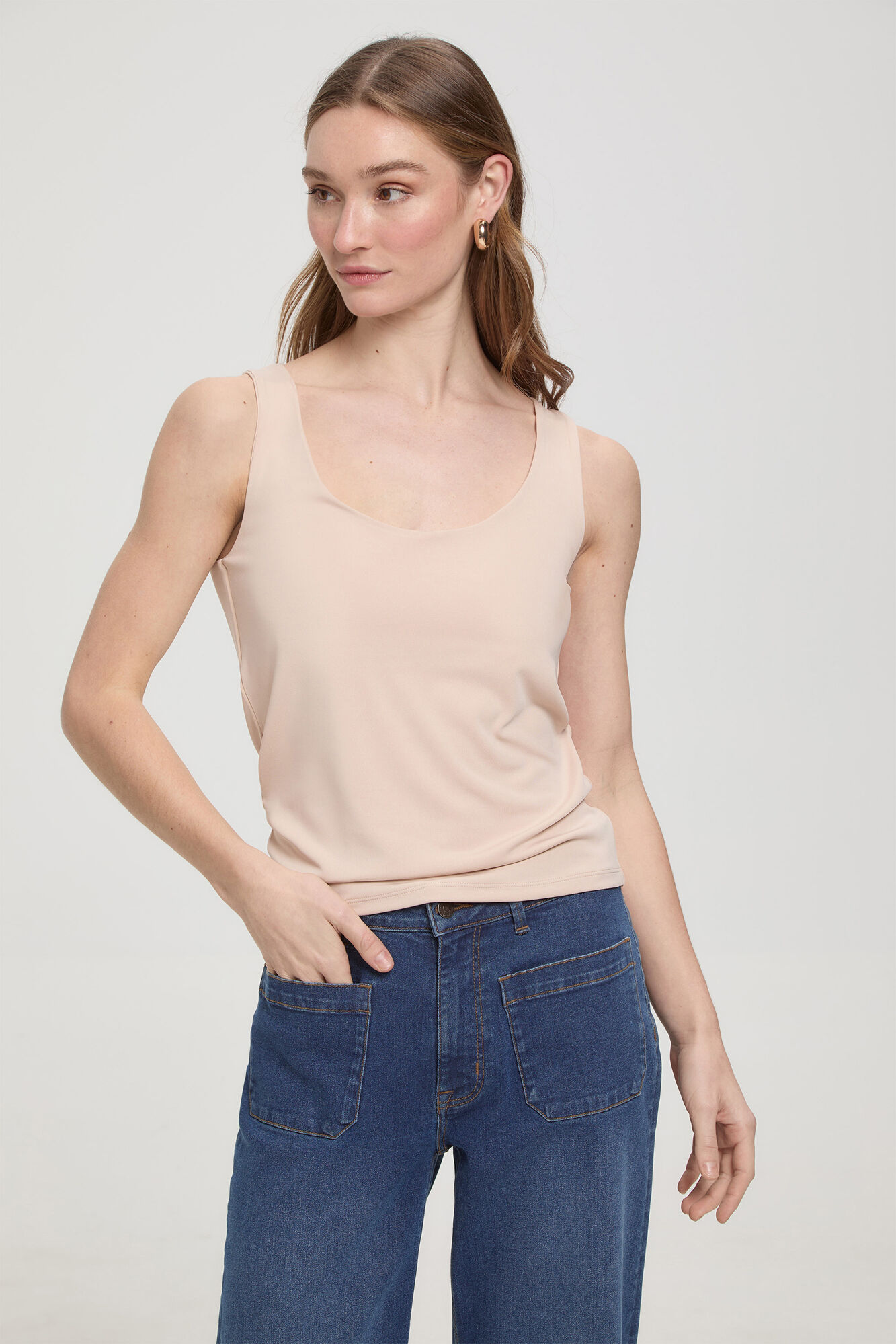 Milano Camiseta el&aacute;stica tirante ancho