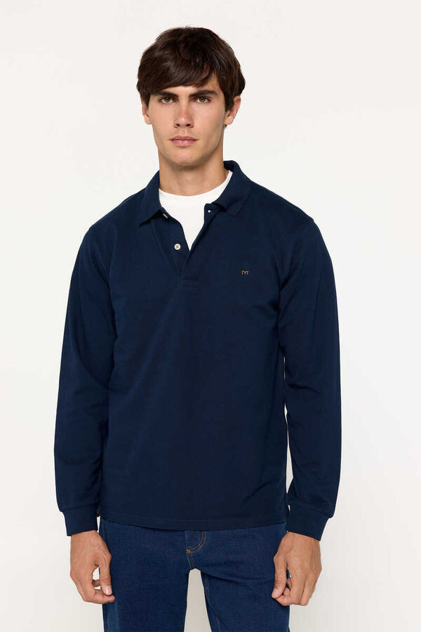 Fifty Outlet Polo manga larga Navy
