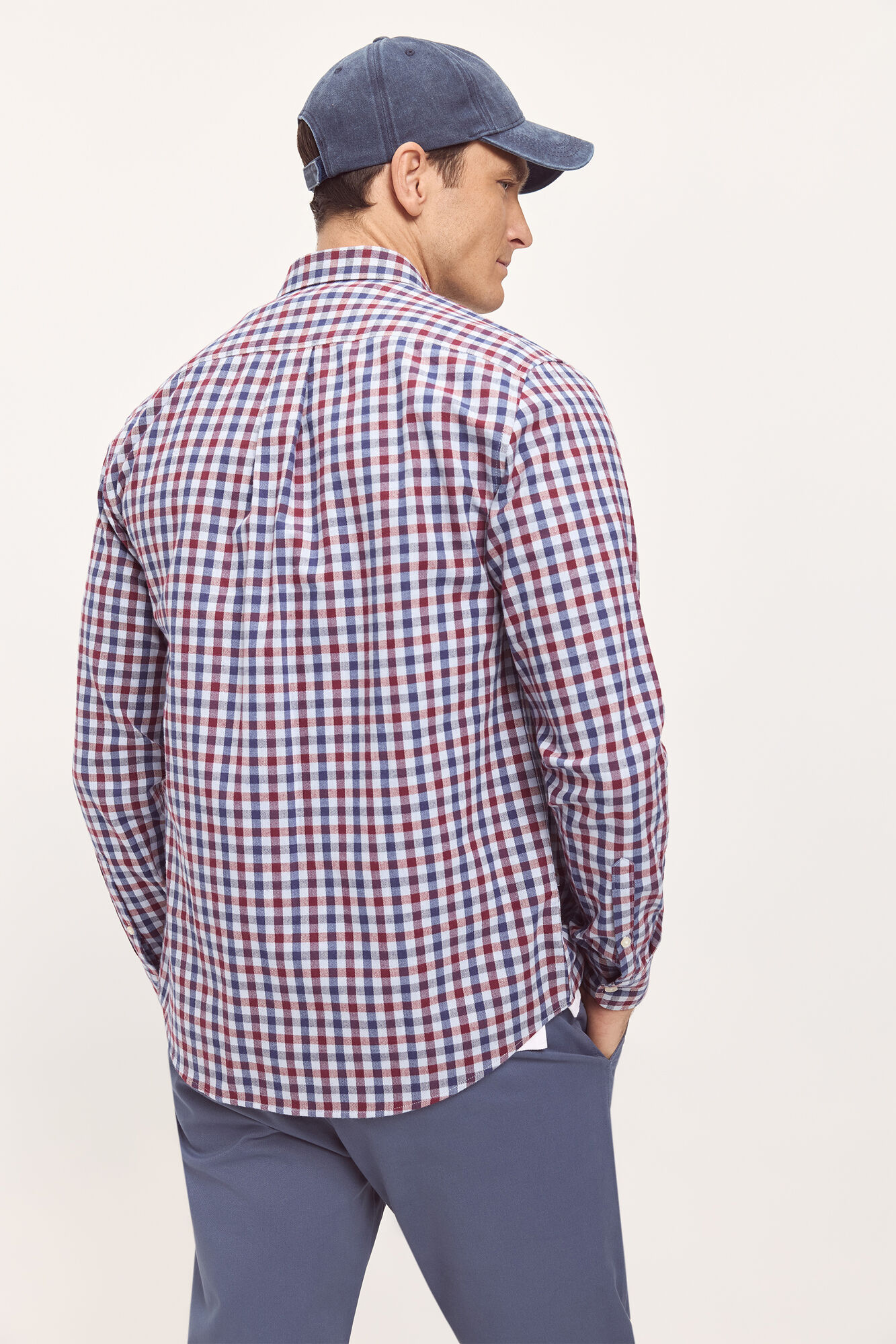 Milano Camisa Twill Cuadros