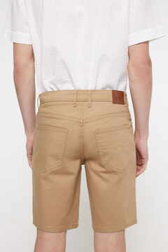 Fifty Outlet Bermudas cinco bolsillos. Tostado