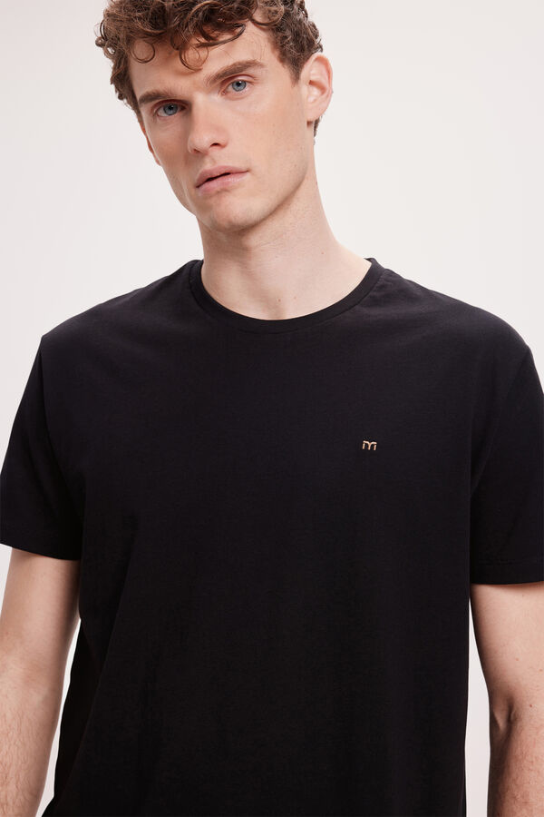 Fifty Outlet Camiseta Básica Negro