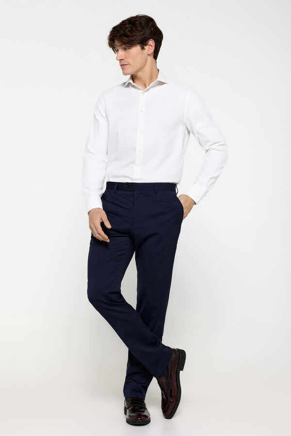 Fifty Outlet Camisa vestir estructura milano Blanco