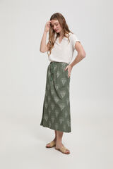 Milano Camiseta algod&oacute;n slub botones en escote Marfil