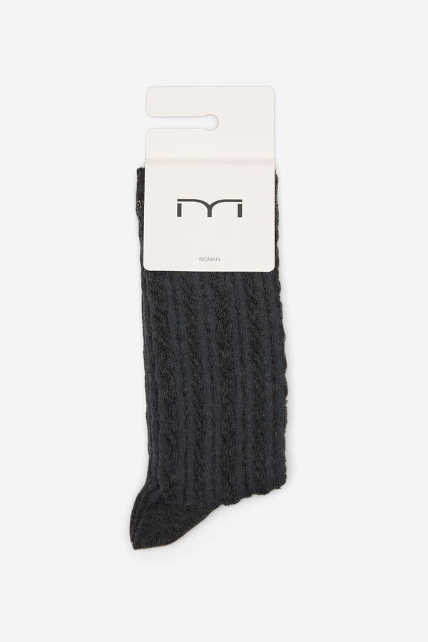 Fifty Outlet Calcetines cables Navy