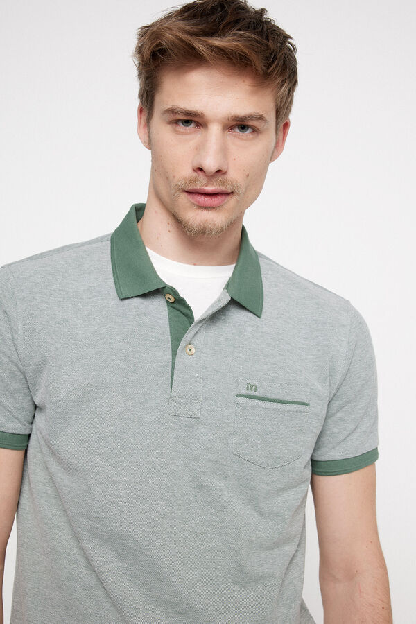 Fifty Outlet Polo Oxford Milano Verde