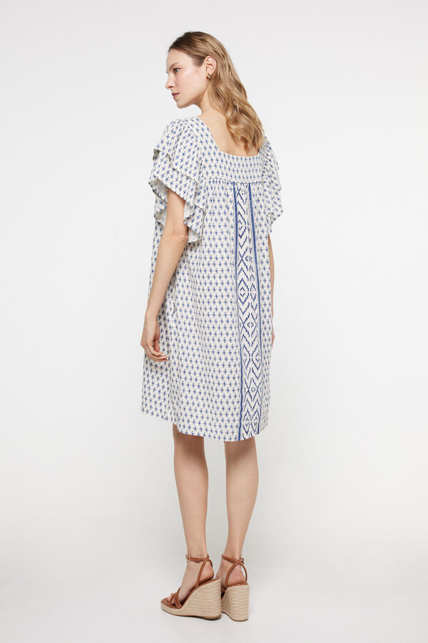 Milano Lotus dress Azul