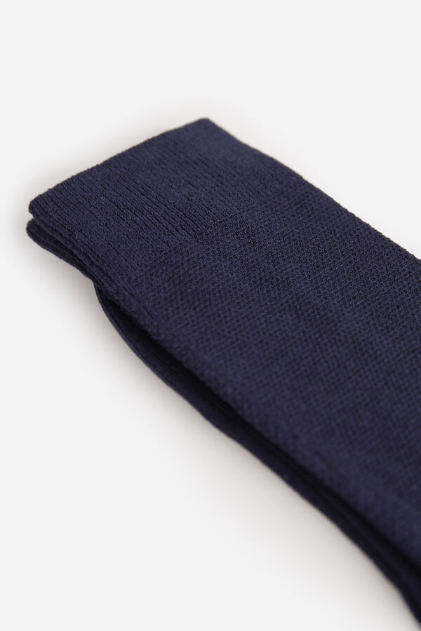 Fifty Outlet Calcetines fantasía con print de rayas Navy