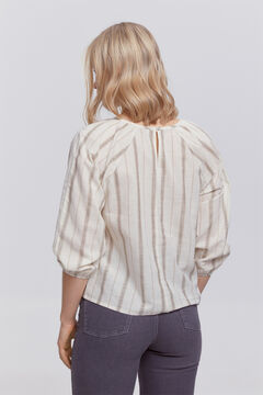 Fifty Outlet Blusa abullonada Azul