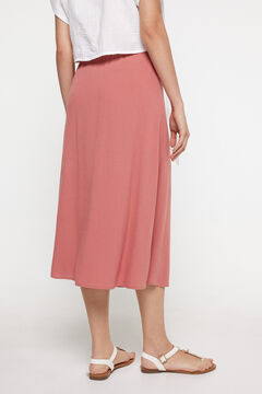 Fifty Outlet Falda midi Bambula Rosa