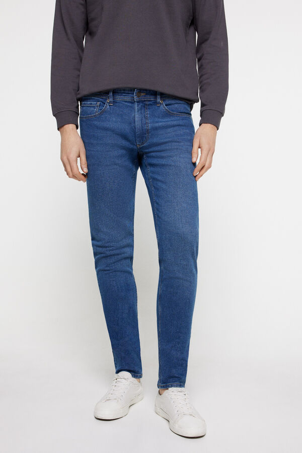 Fifty Outlet Pantalón Denim Skinny Azul