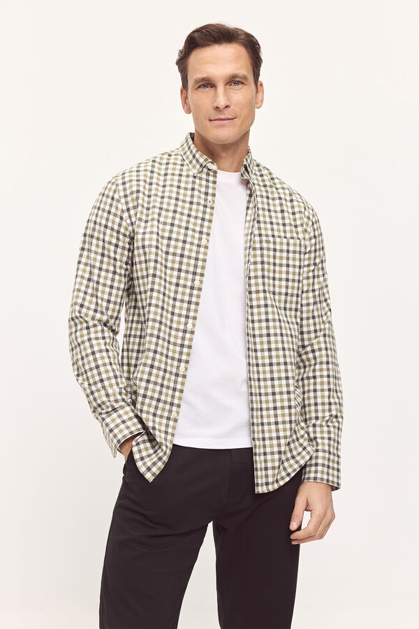 Fifty Outlet Pantalón chino slim SPF Verde