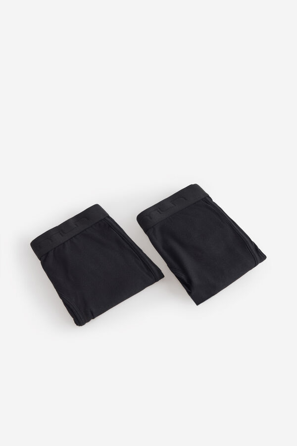 Milano Pack boxer liso Negro