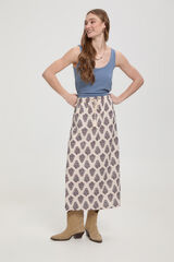 Fifty Outlet Falda midi natural