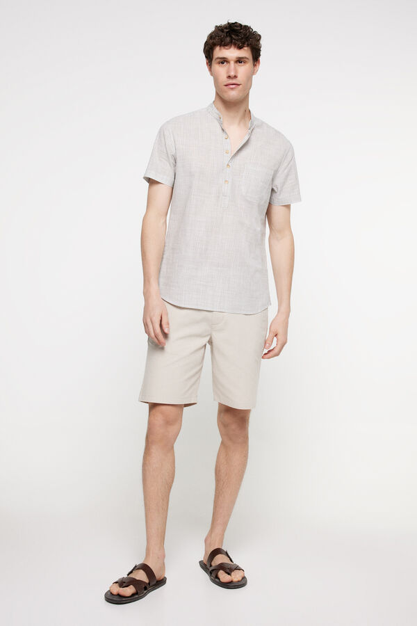 Fifty Outlet Camisa mao polera. Verde