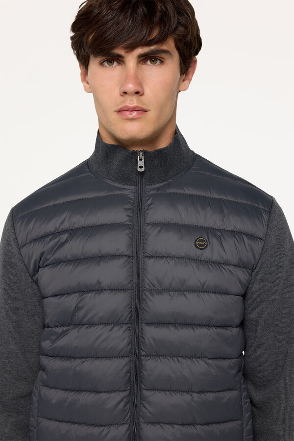 Fifty Outlet Chaqueta tejido acolchada Negro
