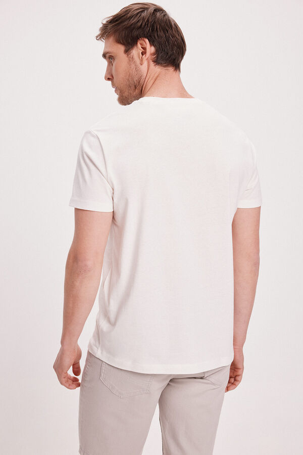 Fifty Outlet Camiseta Básica Blanco