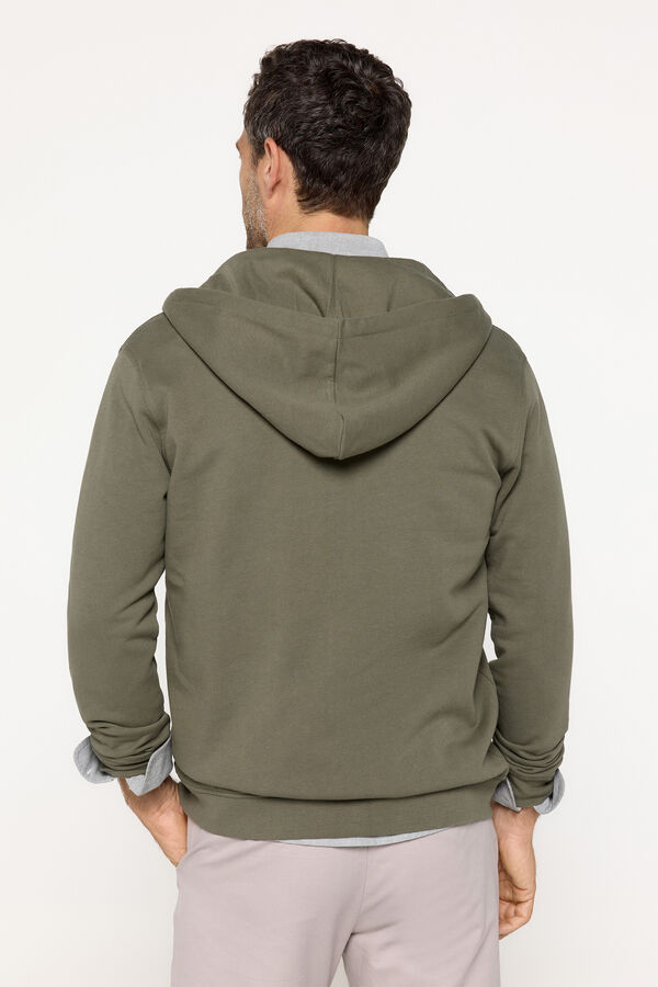 Fifty Outlet Sudadera algodón con capucha Verde