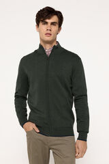 Fifty Outlet Chaqueta tejido cierre Verde