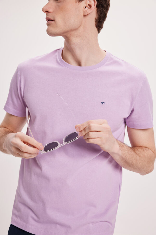 Fifty Outlet Camiseta Básica Morado