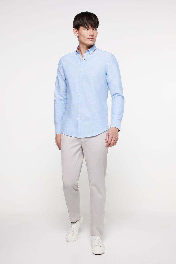 Fifty Outlet Camisa Oxford Lisa Azul