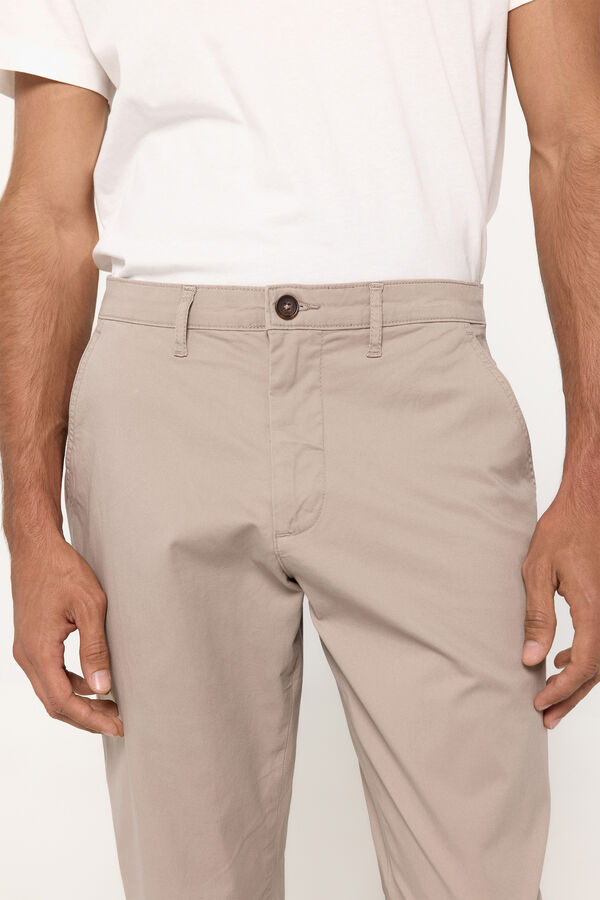 Fifty Outlet Pantalón chino aniversario Marfil