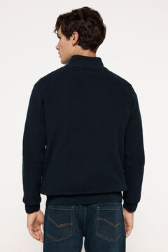 Fifty Outlet Jersey Media Cremallera Aniversario Navy