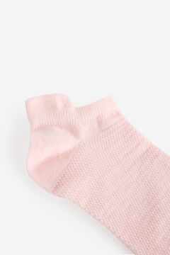 Fifty Outlet Calcetines cortos estructura Rosa