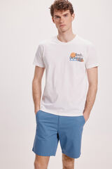 Fifty Outlet Camiseta Estampada Blanco