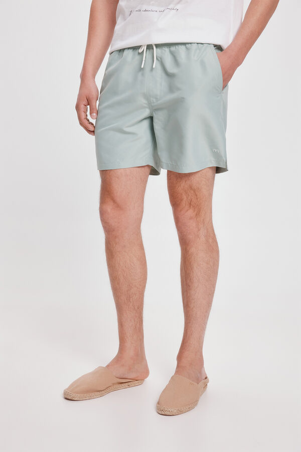 Fifty Outlet Bañador Básico Kaki Claro