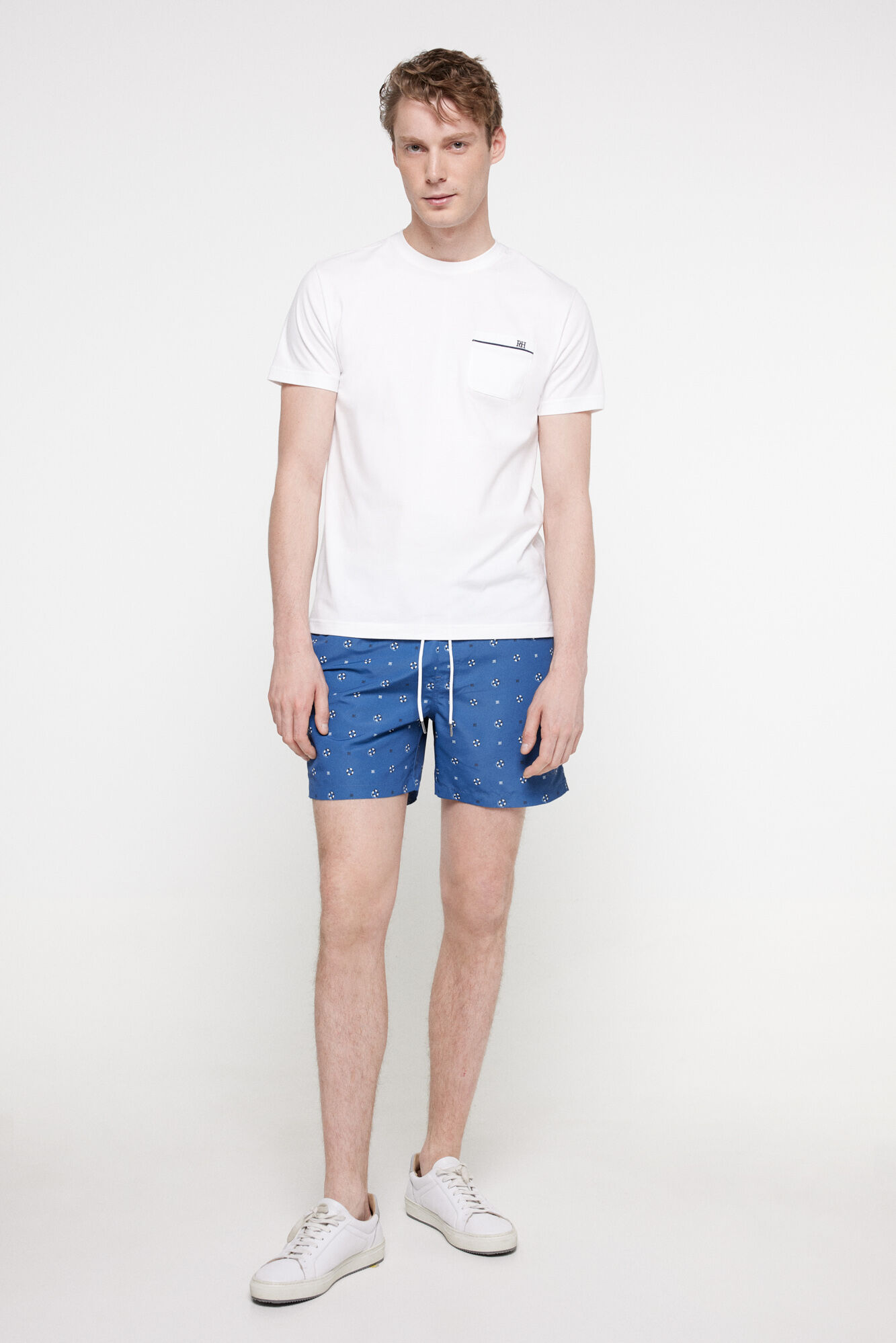 Pedro del Hierro Ba&ntilde;ador con estampado mini flotador PDH.