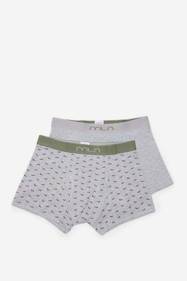 Fifty Outlet Pack boxers print fantasía Verde