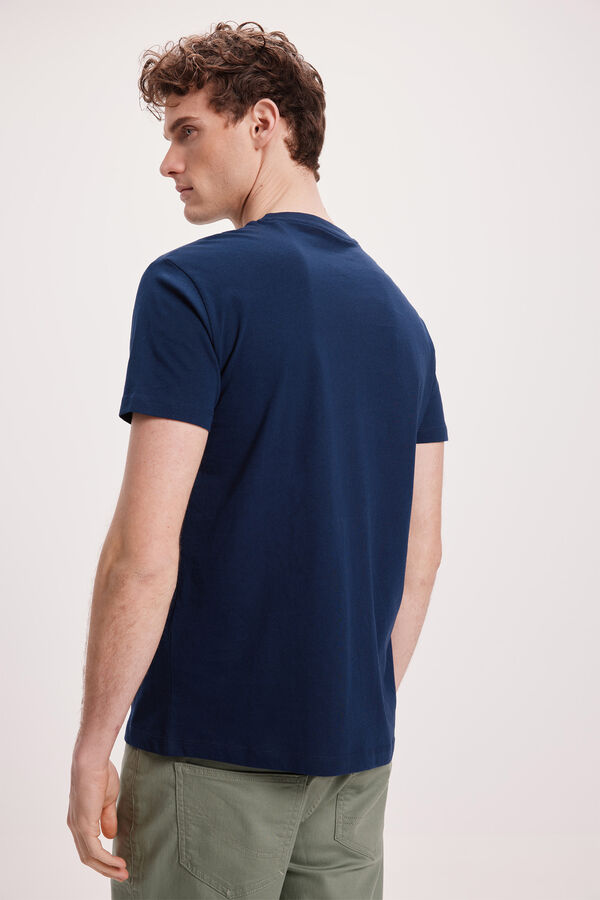 Fifty Outlet Camiseta Básica Navy
