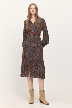 Fifty Outlet Vestido boho. natural
