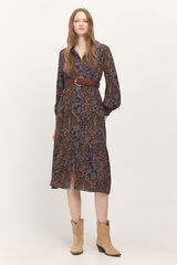 Fifty Outlet Vestido boho. natural