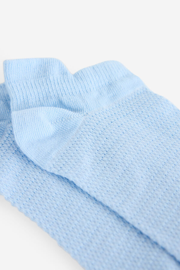 Milano Calcetines cortos estructura Azul