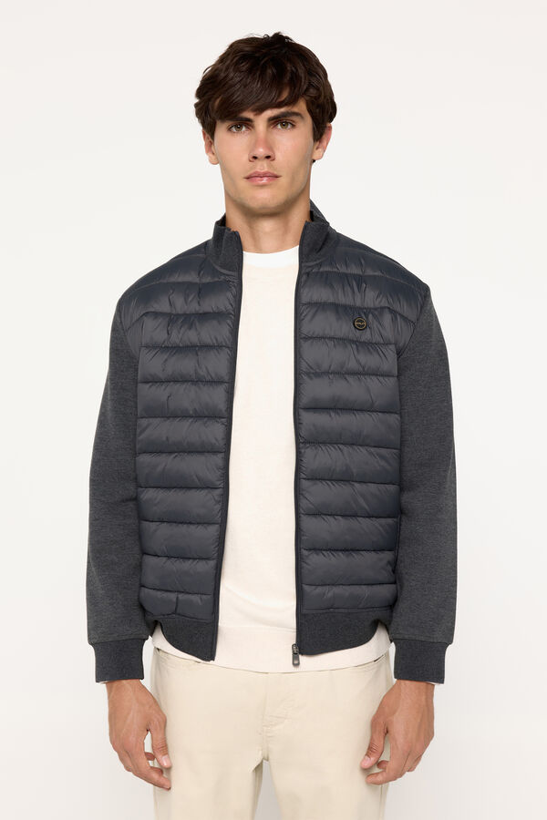 Fifty Outlet Chaqueta tejido acolchada Negro
