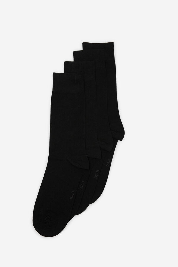Fifty Outlet Calcetines básicos milano Negro