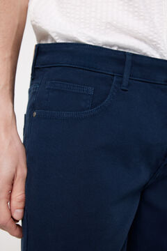 Fifty Outlet Bermudas denim estructura. Azul