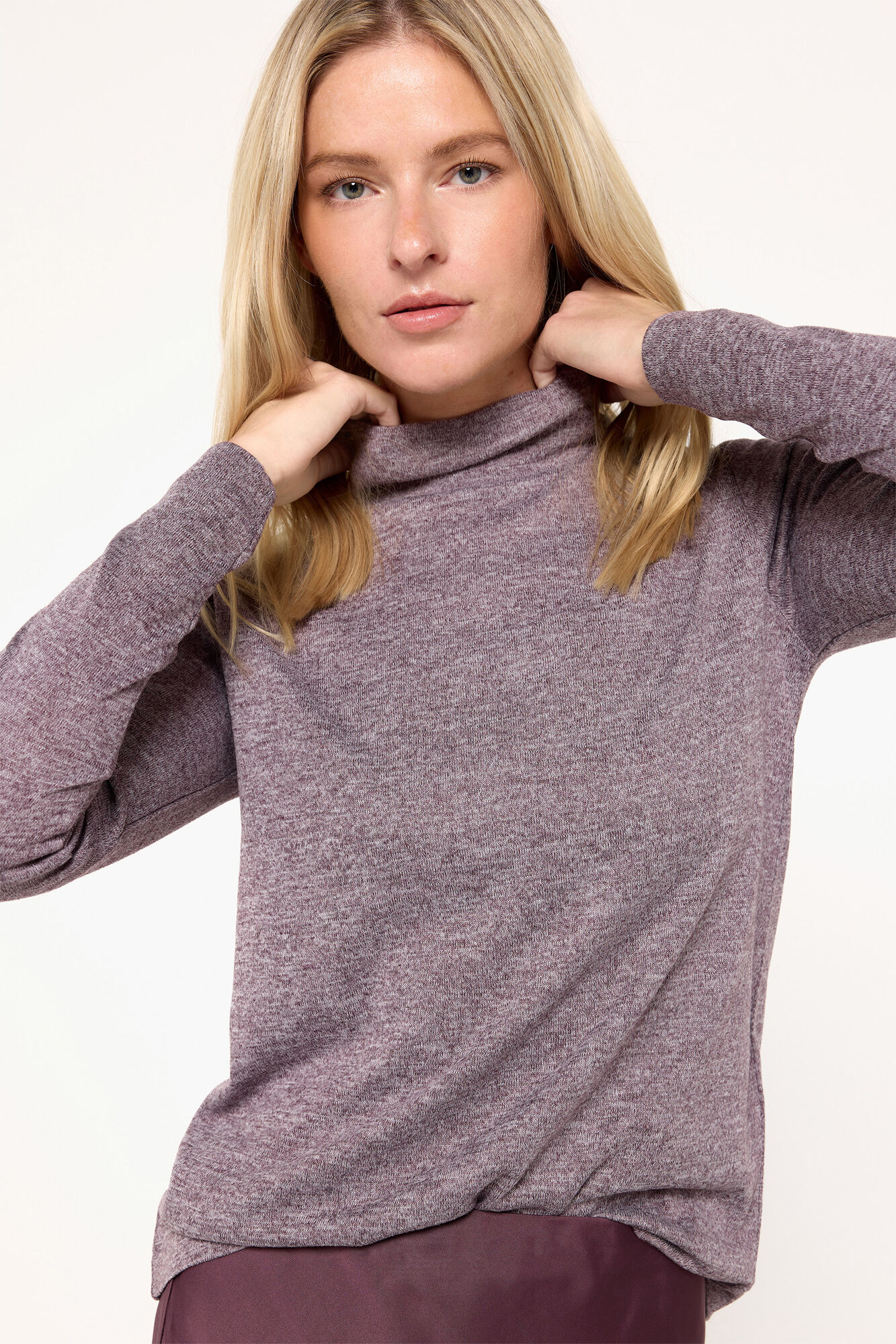 Milano Camiseta con cuello perkins tejido tacto suave