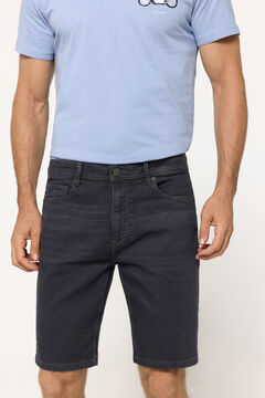 Fifty Outlet Bermuda Denim Slim. Gris