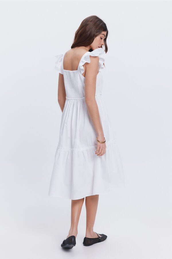 Fifty Outlet Vestdo estilo mesonero Blanco
