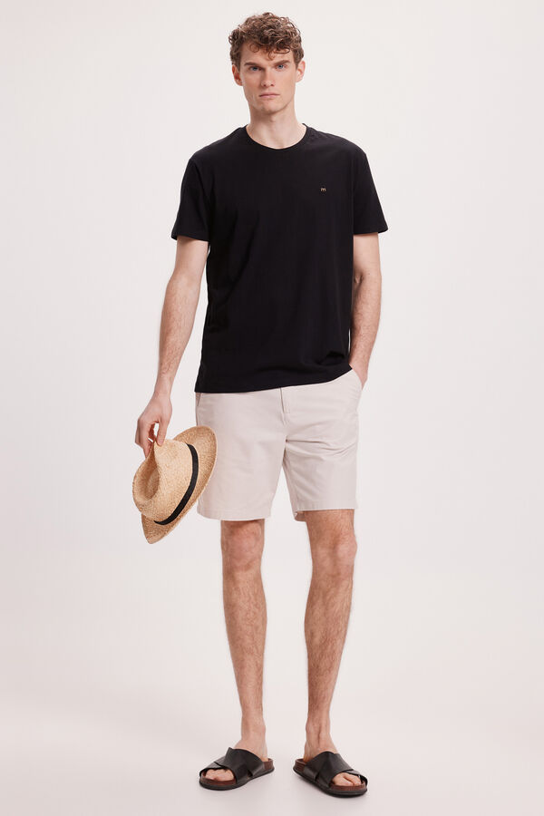 Fifty Outlet Camiseta Básica Negro