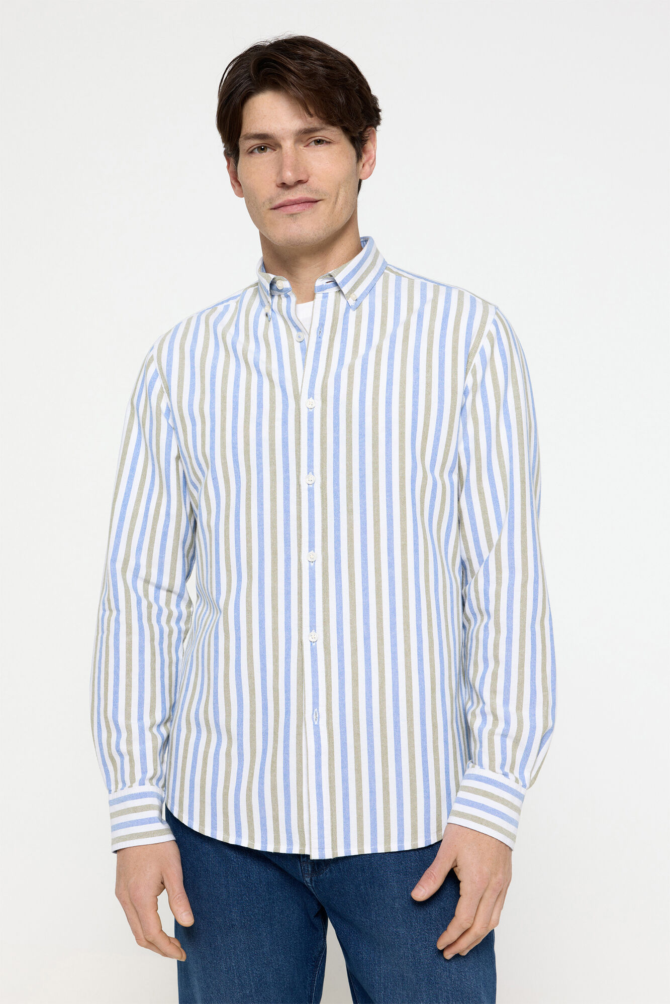 Milano Camisa Oxford Rayas