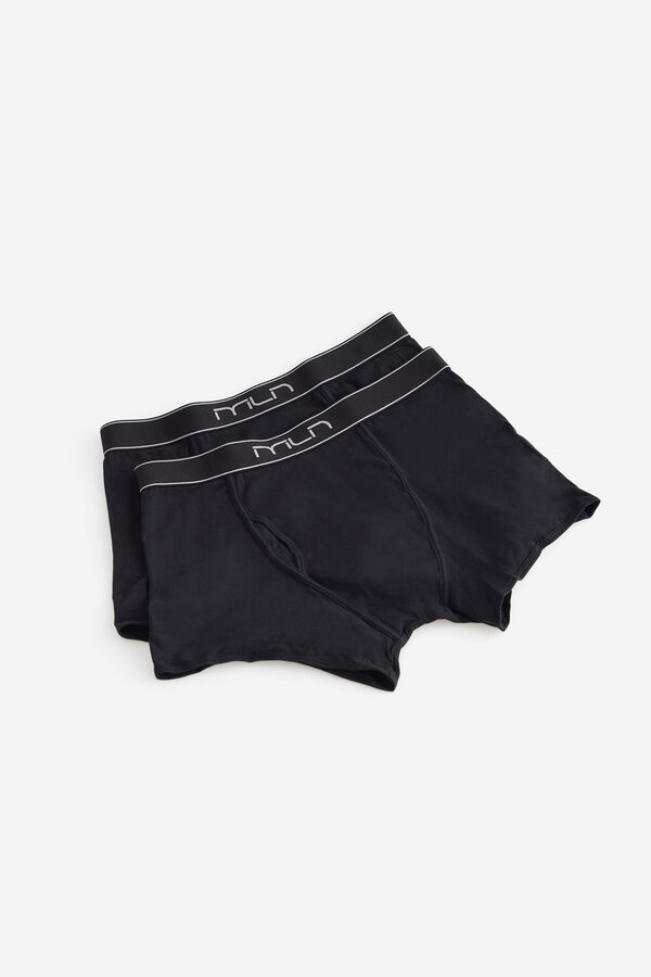 Milano Pack boxer liso Negro