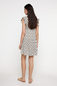 Fifty Outlet Vestido Bambula. Azul