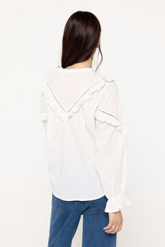 Fifty Outlet Blusa Popelin Blanco